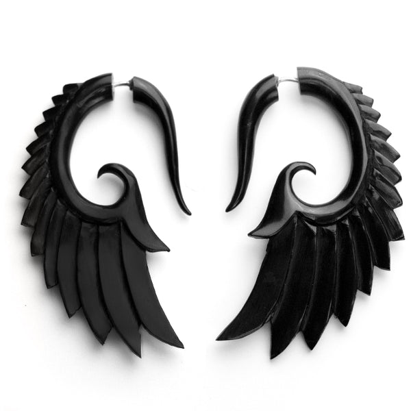 Dreamcatcher Gauge Earrings - Brass Plug Earrings | Stretchers– Ekeko Crafts