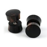 Areng Wood Fake Gauges Plugs