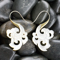 Floral Mother Of Pearl Earrings