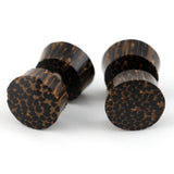 Palm Wood Fake Gauges Plugs